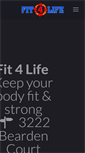 Mobile Screenshot of fit-4-life.us